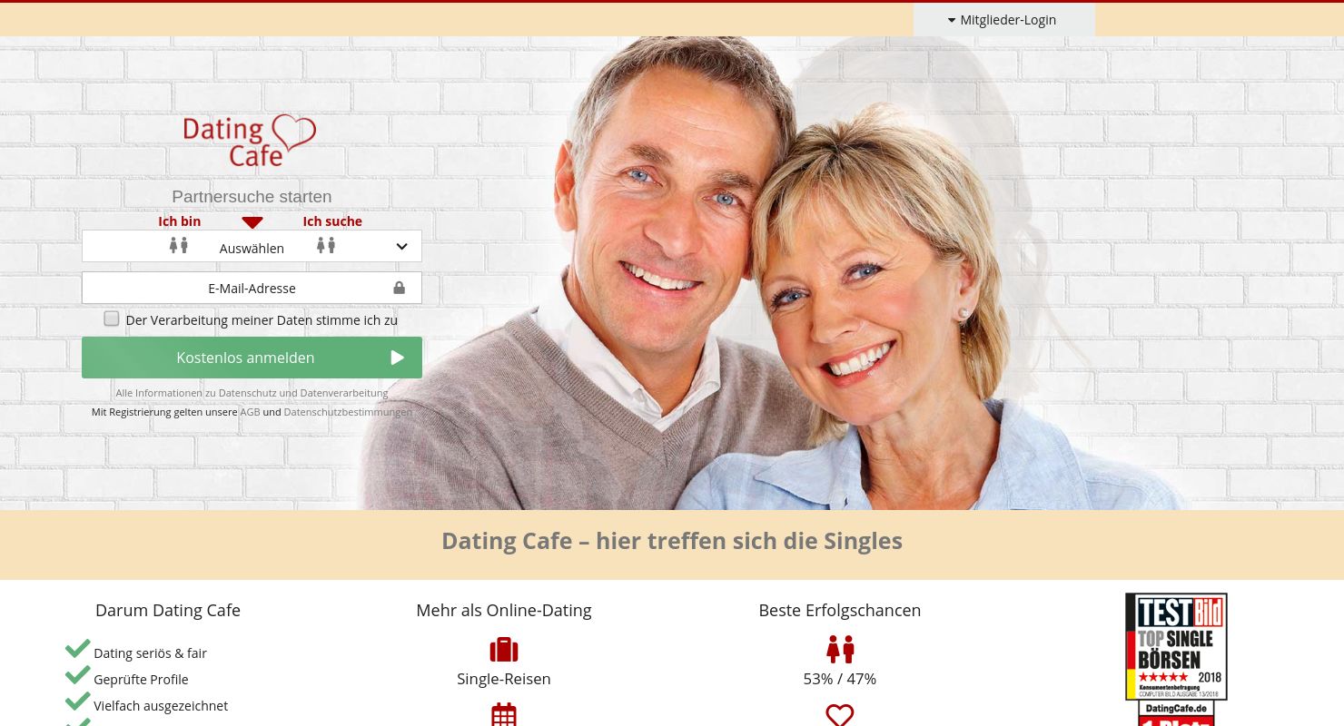 Dating cafe wirklich kostenlos